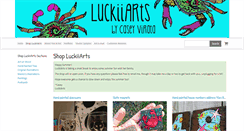 Desktop Screenshot of luckiiarts.com